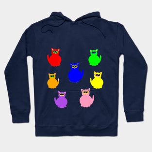 Rainbow cats Hoodie